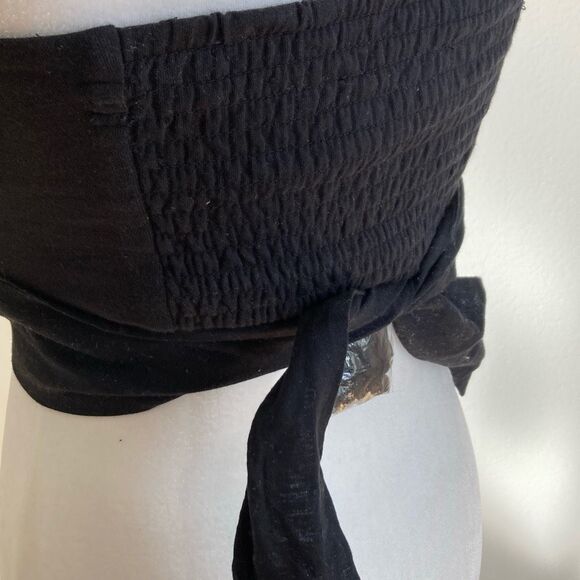 Anthropologie Ruffled Tie Front or Back Tube Top Size Medium NWOT (Q16) - Picture 6 of 16